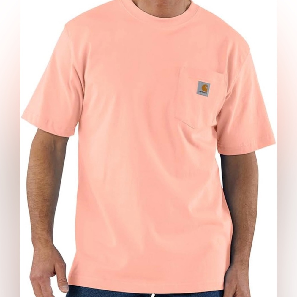 NWT Carhartt Men’s loose fit heavyweight crew neck short sleeve pocket tee Large